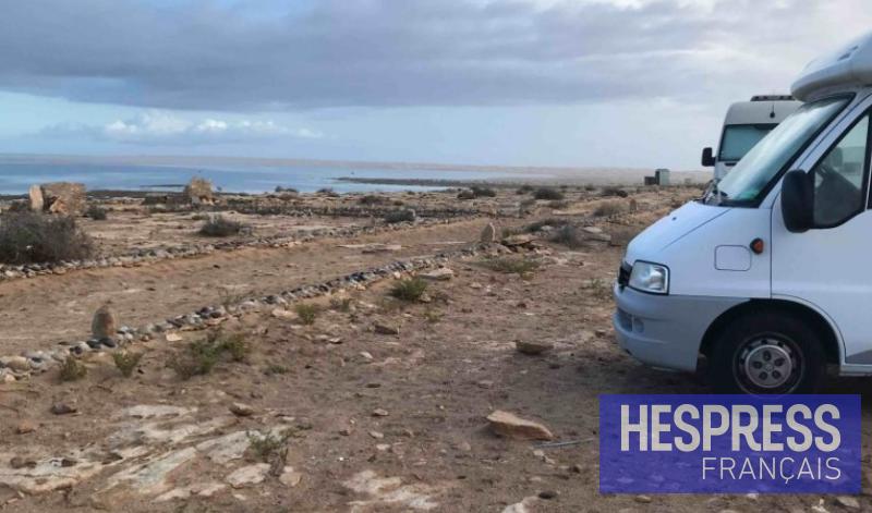 tarfaya 29 Tarfaya : la lagune de Naïla, un havre prisé des camping-caristes étrangers