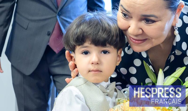 Lalla Asmaa auprès de jeunes patients marocains et panaméens bénéficiaires d’implants cochléaires