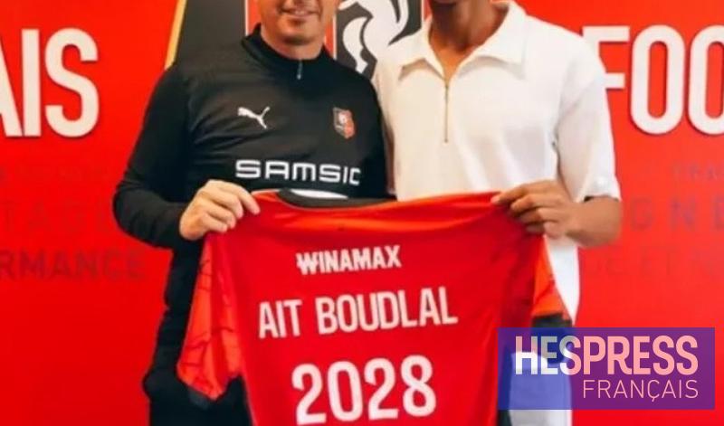 Ligue 1: Ait Boudlal prolonge à Rennes jusqu'en juin 2028