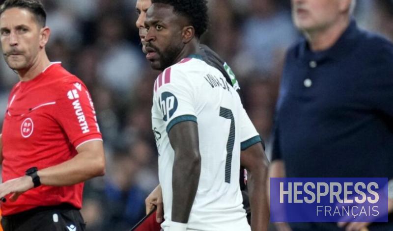 Liga : Vinícius Júnior suspendu quatre matchs, dont le Clasico