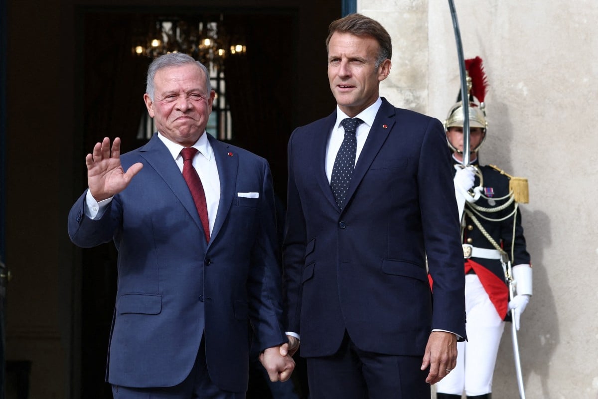 Liban: Le président français reçoit le Roi de Jordanie Abdallah II et le président libanais