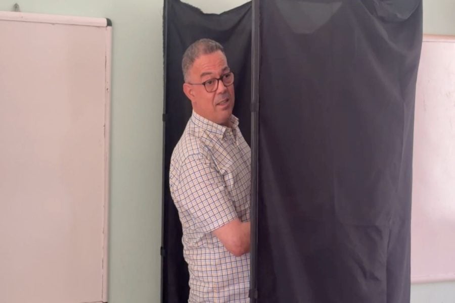 Fouzi Lekjaa vote à Berkane