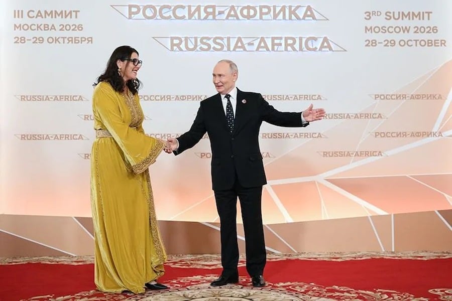 Sommet Russie-Afrique : F.Z El Mansouri prend part à une réception au Kremlin
