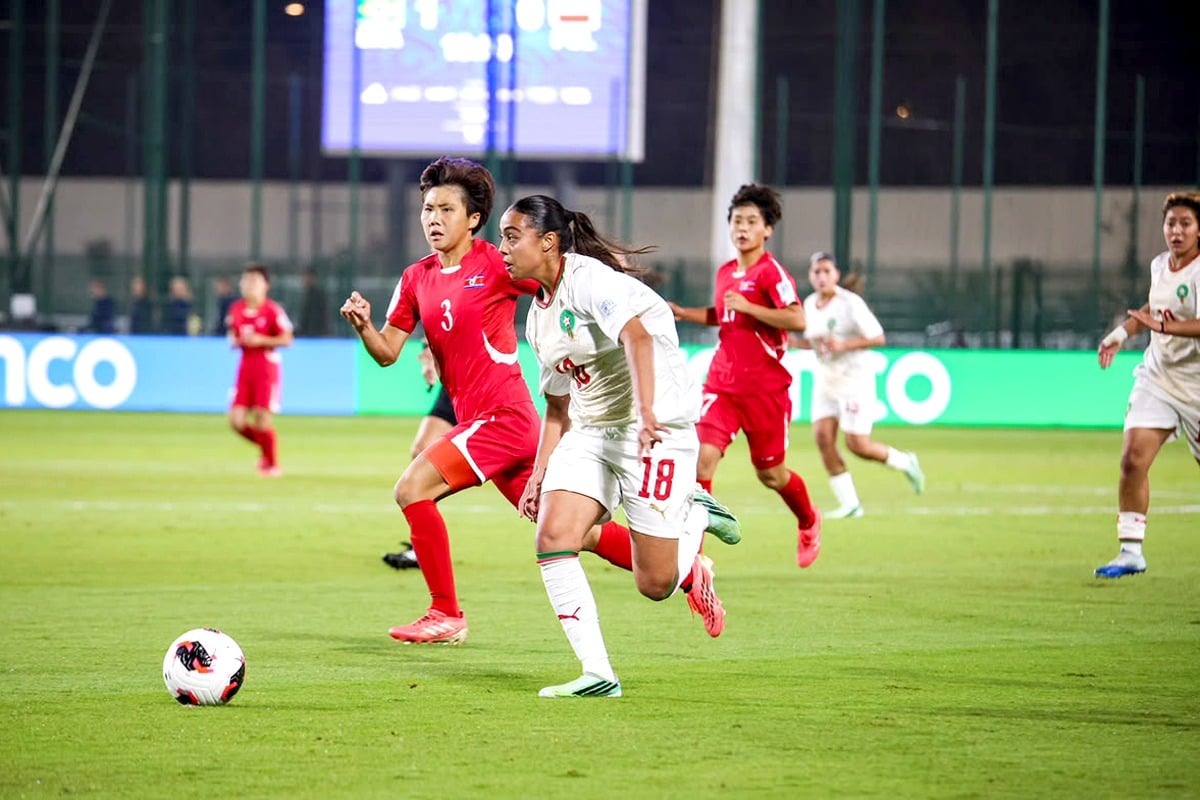 Mondial féminin U17 : les Lioncelles de l'Atlas éliminées en 8è après une lourde défaite face à la Corée du Nord